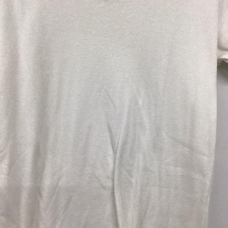 エーケーエム AKM Tシャツ 半袖 半袖カットソー プリントTシャツ Vネックカットソー XL 無地 白 / ホワイト / white メンズ USED 古着 中古 10159161