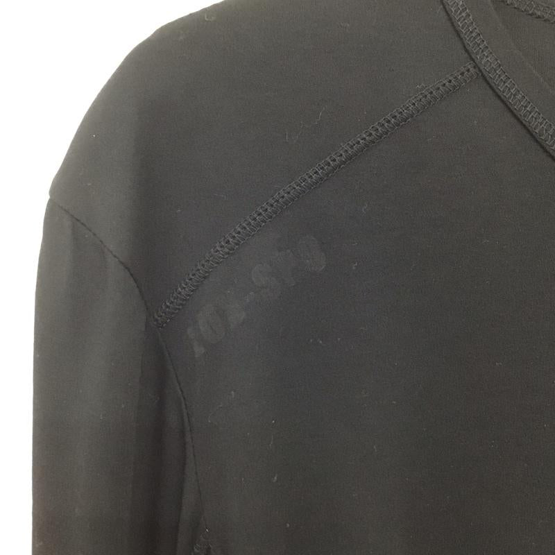 エーケーエム AKM カットソー 長袖 長袖カットソー Vネックカットソー L 無地 黒 / ブラック / black メンズ USED 古着 中古 10159165