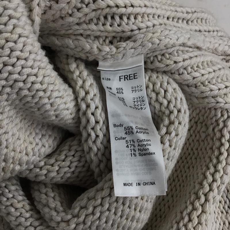 マウジー MOUSSY ニット、セーター 長袖 010BSS70-0320 SIDE SLIT BOTTOLE NECK KNIT FREE 無地 マルチカラー / マルチカラー / multicolor レディース USED 古着 中古 10159166