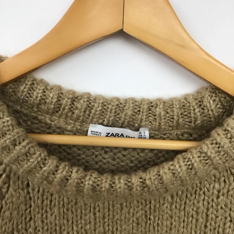 ザラ ZARA ニット、セーター 長袖 S 無地 ベージュ / ベージュ / beige レディース USED 古着 中古 10159169
