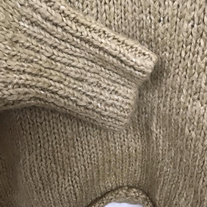 ザラ ZARA ニット、セーター 長袖 S 無地 ベージュ / ベージュ / beige レディース USED 古着 中古 10159169