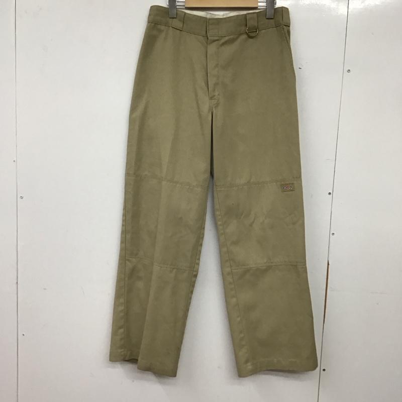 ディッキーズ Dickies パンツ ワークパンツ、ペインターパンツ ワークパンツ ワイドパンツ カジュアルパンツ 32インチ ロゴ、文字 ベージュ / ベージュ / beige メンズ USED 古着 中古 10159171