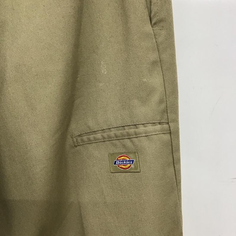 ディッキーズ Dickies パンツ ワークパンツ、ペインターパンツ ワークパンツ ワイドパンツ カジュアルパンツ 32インチ ロゴ、文字 ベージュ / ベージュ / beige メンズ USED 古着 中古 10159171