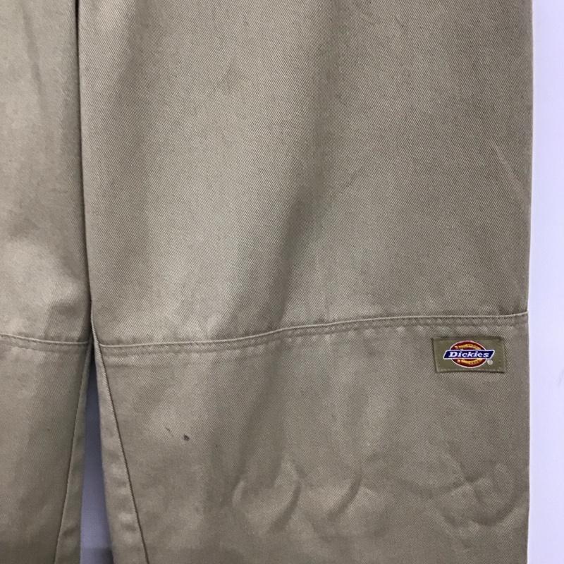 ディッキーズ Dickies パンツ ワークパンツ、ペインターパンツ ワークパンツ ワイドパンツ カジュアルパンツ 32インチ ロゴ、文字 ベージュ / ベージュ / beige メンズ USED 古着 中古 10159171