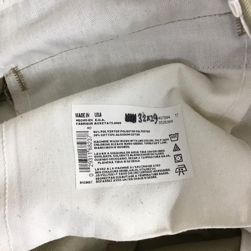 ディッキーズ Dickies パンツ ワークパンツ、ペインターパンツ ワークパンツ ワイドパンツ カジュアルパンツ 32インチ ロゴ、文字 ベージュ / ベージュ / beige メンズ USED 古着 中古 10159171
