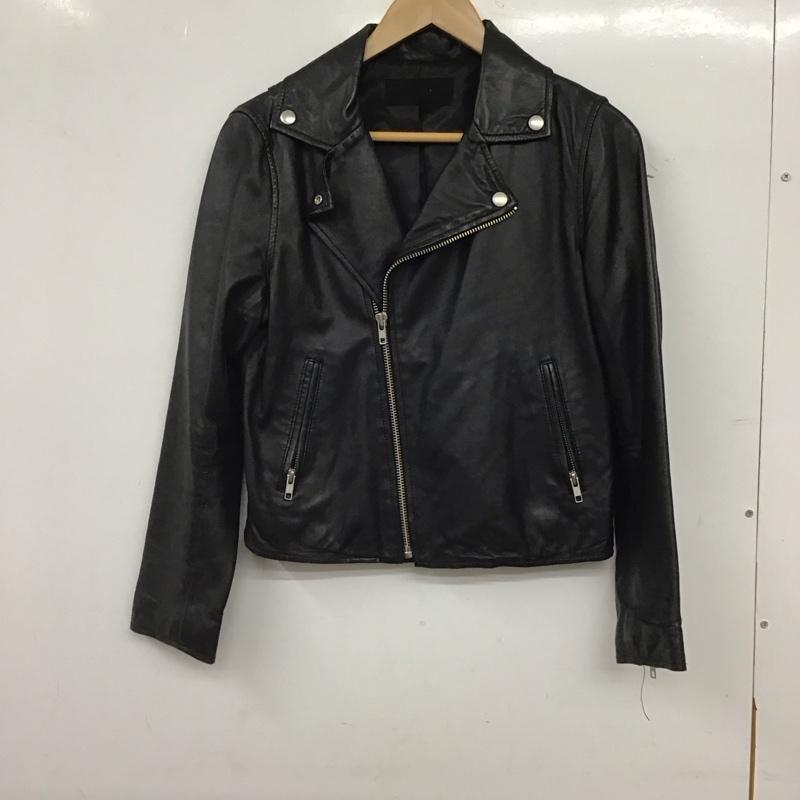 ジーナシス JEANASIS ジャケット、上着 ライダース JS270753N9 ダブルライダースジャケット FREE 無地 黒 / ブラック / black レディース USED 古着 中古 10159172