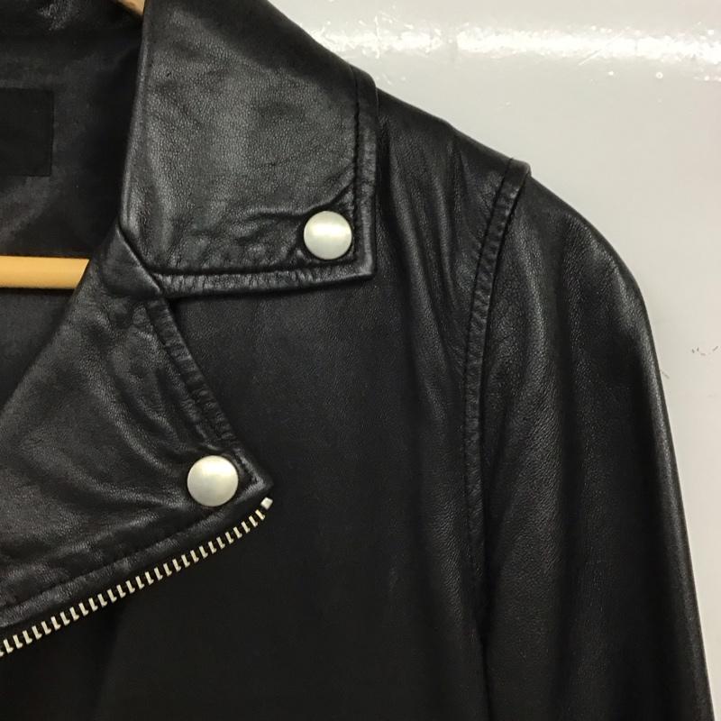 ジーナシス JEANASIS ジャケット、上着 ライダース JS270753N9 ダブルライダースジャケット FREE 無地 黒 / ブラック / black レディース USED 古着 中古 10159172