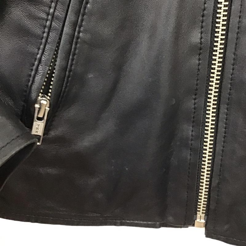 ジーナシス JEANASIS ジャケット、上着 ライダース JS270753N9 ダブルライダースジャケット FREE 無地 黒 / ブラック / black レディース USED 古着 中古 10159172
