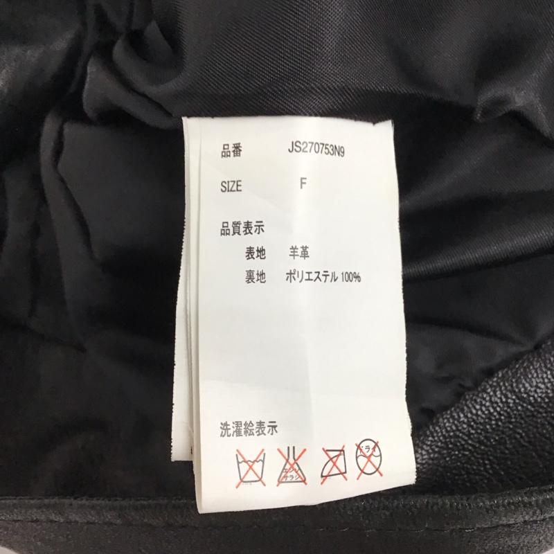 ジーナシス JEANASIS ジャケット、上着 ライダース JS270753N9 ダブルライダースジャケット FREE 無地 黒 / ブラック / black レディース USED 古着 中古 10159172