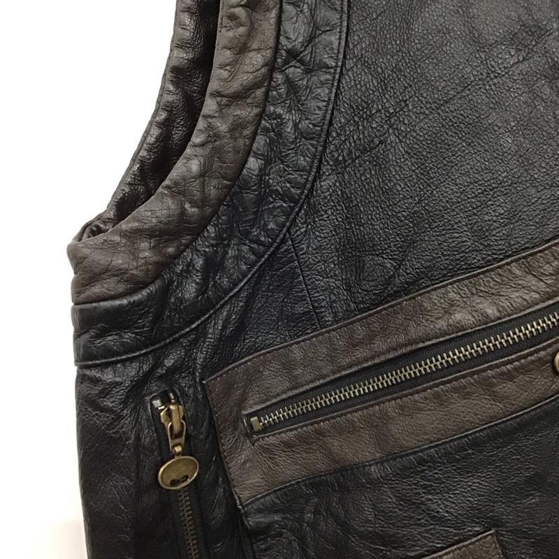 古着 USED ベスト ベスト ジップアップベスト ノースリーブカットソー アウター 無地 マルチカラー / マルチカラー / multicolor メンズ USED 古着 中古 10159179