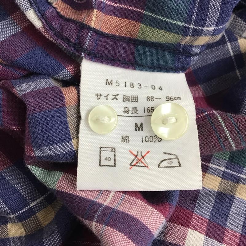 ラングラー Wrangler シャツ、ブラウス 長袖 長袖シャツ チェックシャツ カラーシャツ M チェック マルチカラー / マルチカラー / multicolor メンズ USED 古着 中古 10159183