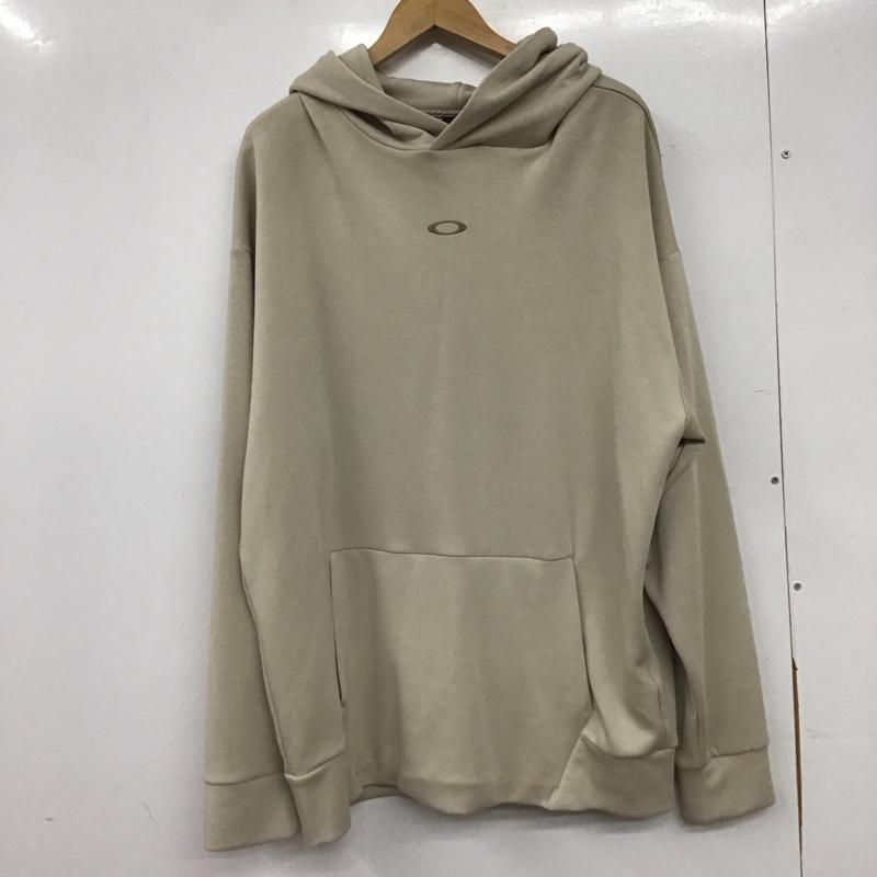 オークリー OAKLEY パーカー 長袖 長袖パーカー プルオーバーパーカー スウェット XXL ロゴ、文字 ベージュ / ベージュ / beige メンズ USED 古着 中古 10159185