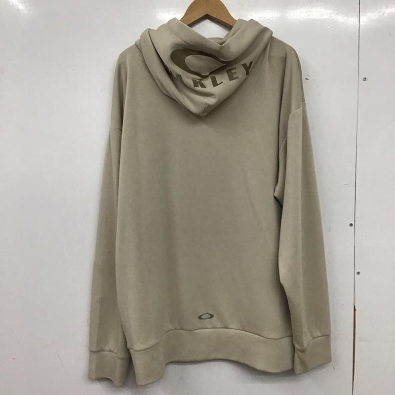 オークリー OAKLEY パーカー 長袖 長袖パーカー プルオーバーパーカー スウェット XXL ロゴ、文字 ベージュ / ベージュ / beige メンズ USED 古着 中古 10159185