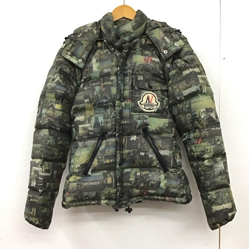 ノウノ nouno ジャケット、上着 ジャンパー、ブルゾン ダウンジャケット フロントボタン アウター L プリント マルチカラー / マルチカラー / multicolor メンズ USED 古着 中古 10159186