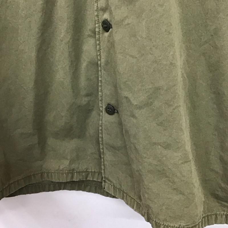 ロットワイラー ROTTWEILER シャツ、ブラウス 長袖 長袖シャツ ミリタリーシャツ カラーシャツ M ロゴ、文字 カーキ / カーキ / khaki メンズ USED 古着 中古 10159189
