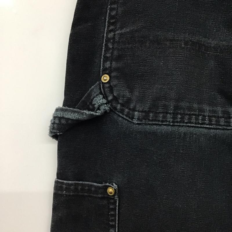 カーハート Carhartt パンツ ワークパンツ、ペインターパンツ ワイドパンツ カジュアルパンツ ワークパンツ ロゴ、文字 ダークグレー / ダークグレー / メンズ USED 古着 中古 10159194