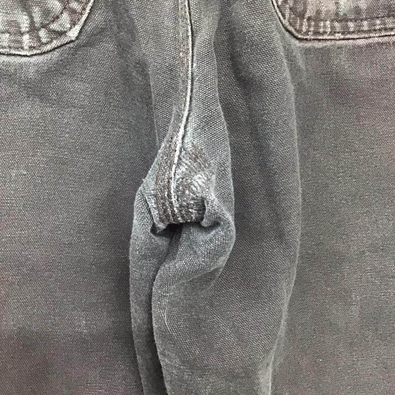 カーハート Carhartt パンツ ワークパンツ、ペインターパンツ ワイドパンツ カジュアルパンツ ワークパンツ ロゴ、文字 ダークグレー / ダークグレー / メンズ USED 古着 中古 10159194