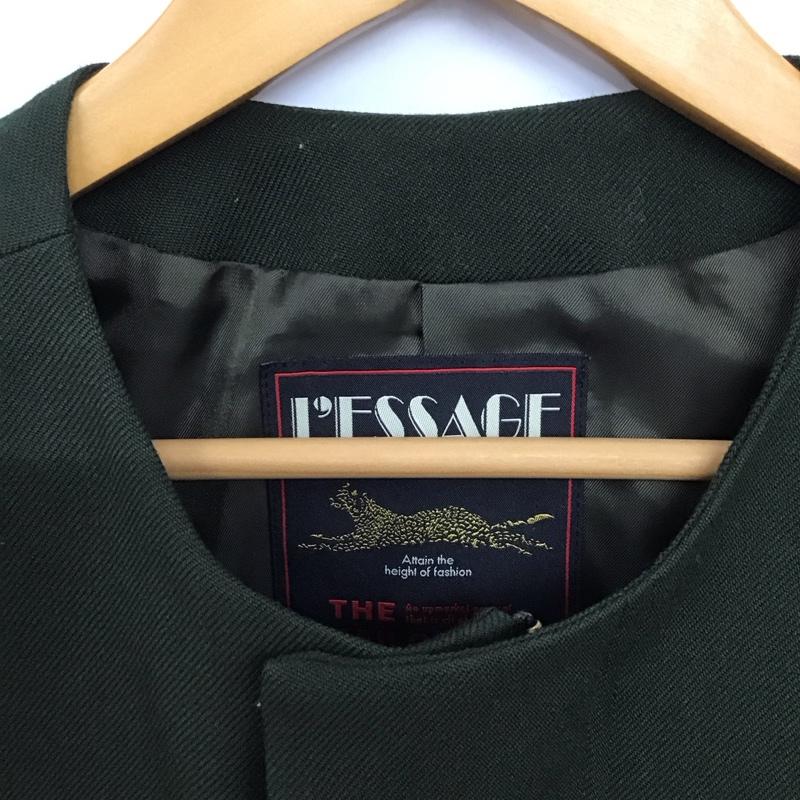 ジャーナルスタンダードレサージュ journal standard L essage ジャケット、上着 ジャンパー、ブルゾン 17-011-370-0300 無地 カーキ / カーキ / khaki レディース USED 古着 中古 10159195