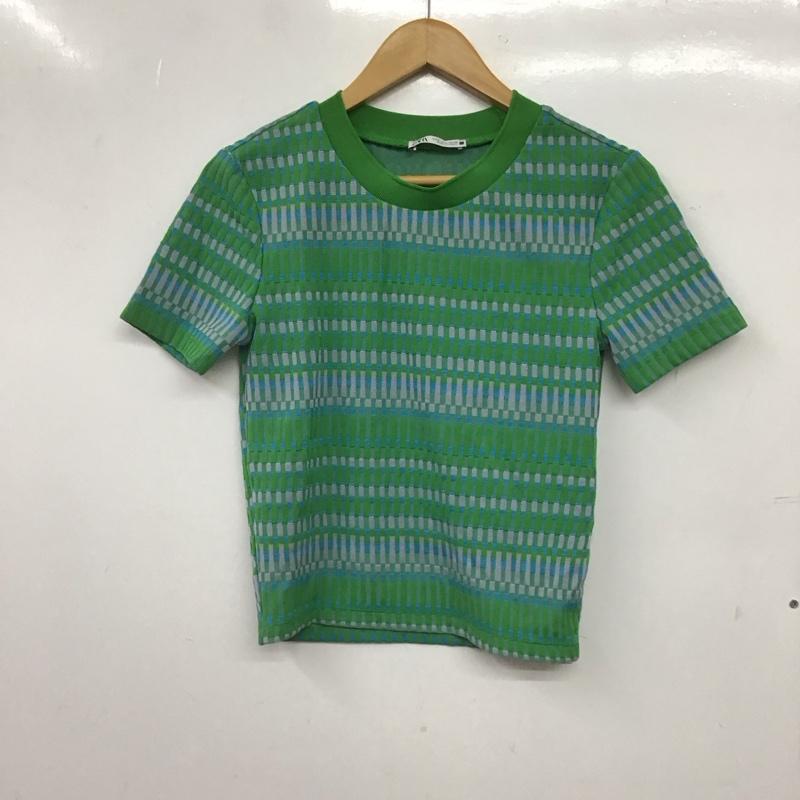 ザラ ZARA カットソー 半袖 S  マルチカラー / マルチカラー / multicolor レディース USED 古着 中古 10159196