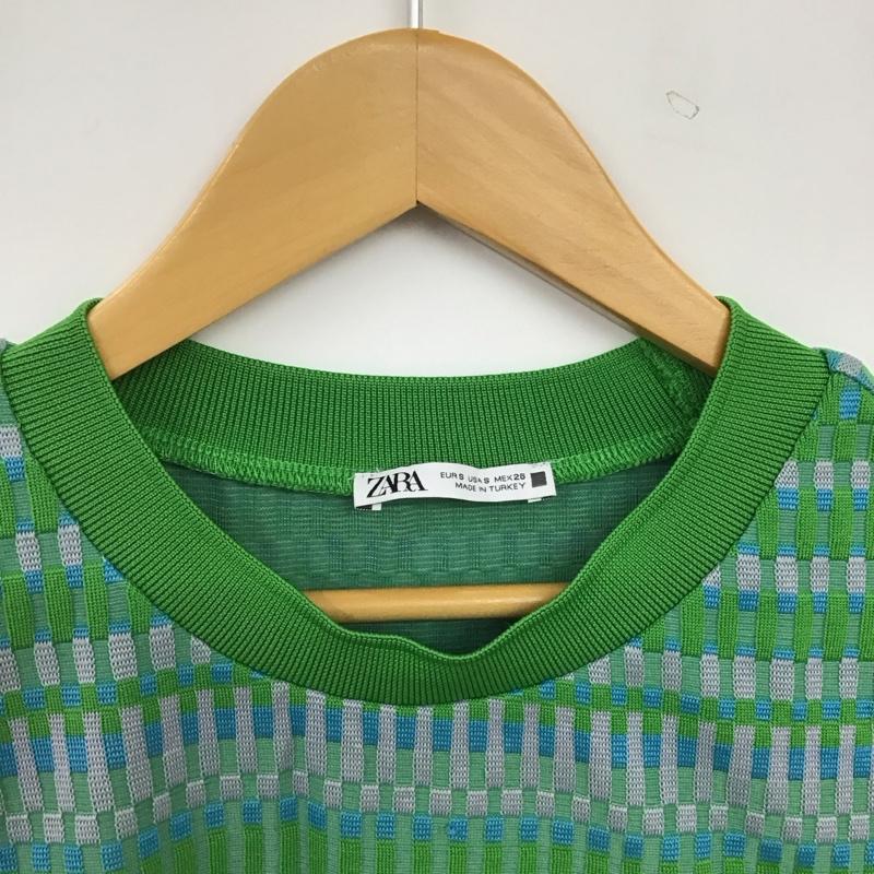 ザラ ZARA カットソー 半袖 S  マルチカラー / マルチカラー / multicolor レディース USED 古着 中古 10159196