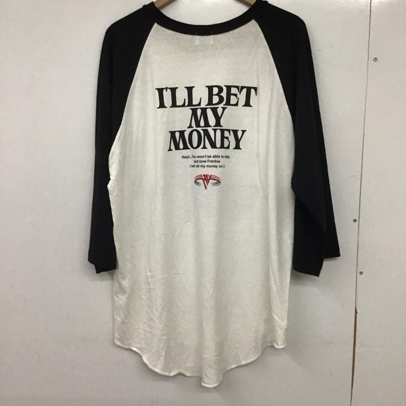 ハイタイドフランキー HIGHTIDE FRANKIE カットソー 七分袖 ラグランシャツ クルーネックカットソー 古着 バンドTシャツ プリント 白 / ホワイト / white メンズ USED 古着 中古 10159197