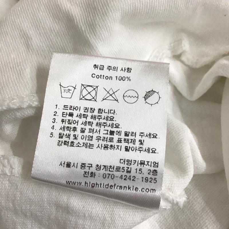 ハイタイドフランキー HIGHTIDE FRANKIE カットソー 七分袖 ラグランシャツ クルーネックカットソー 古着 バンドTシャツ プリント 白 / ホワイト / white メンズ USED 古着 中古 10159197