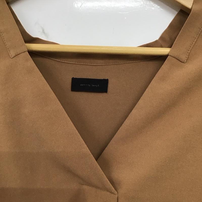 アパートバイローリーズ apart by lowrys カットソー 七分袖 FREE 無地 茶 / ブラウン / brown レディース USED 古着 中古 10159198
