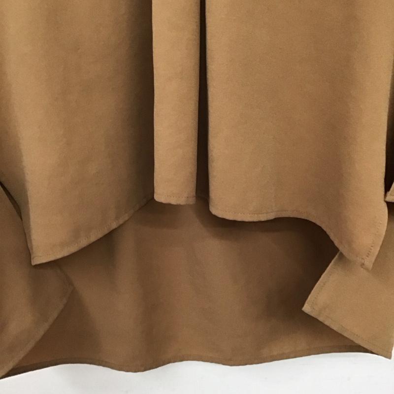 アパートバイローリーズ apart by lowrys カットソー 七分袖 FREE 無地 茶 / ブラウン / brown レディース USED 古着 中古 10159198