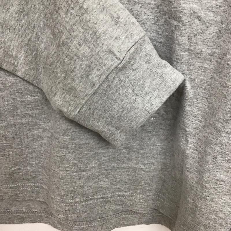 エックスガール X-girl Tシャツ 長袖 1 ロゴ、文字 X プリント 灰 / グレー / gray レディース USED 古着 中古 10159200
