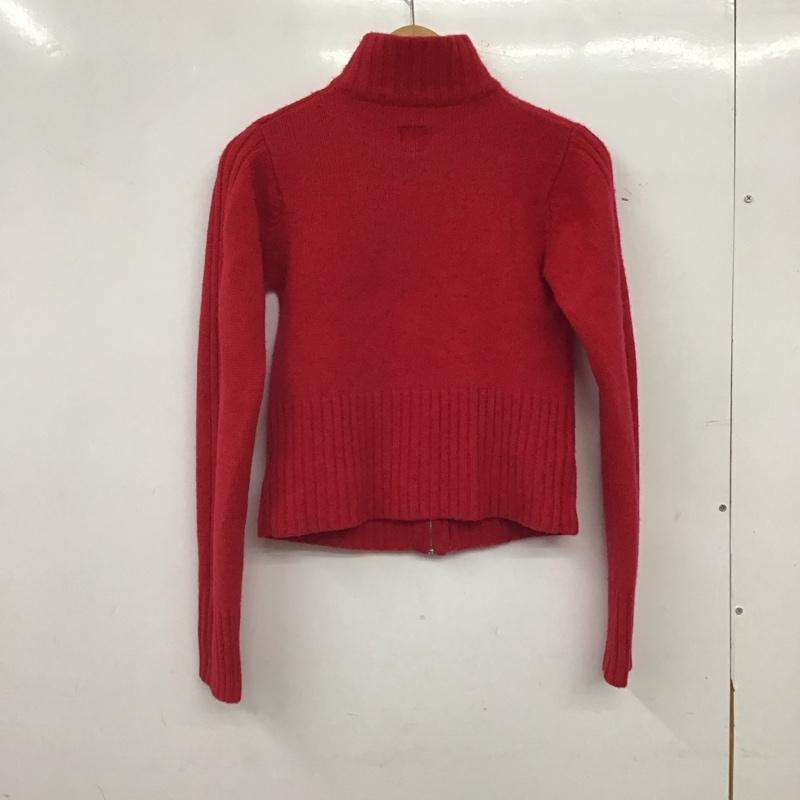 アディダス adidas ニット、セーター 長袖 S 無地 赤 / レッド / red レディース USED 古着 中古 10159202