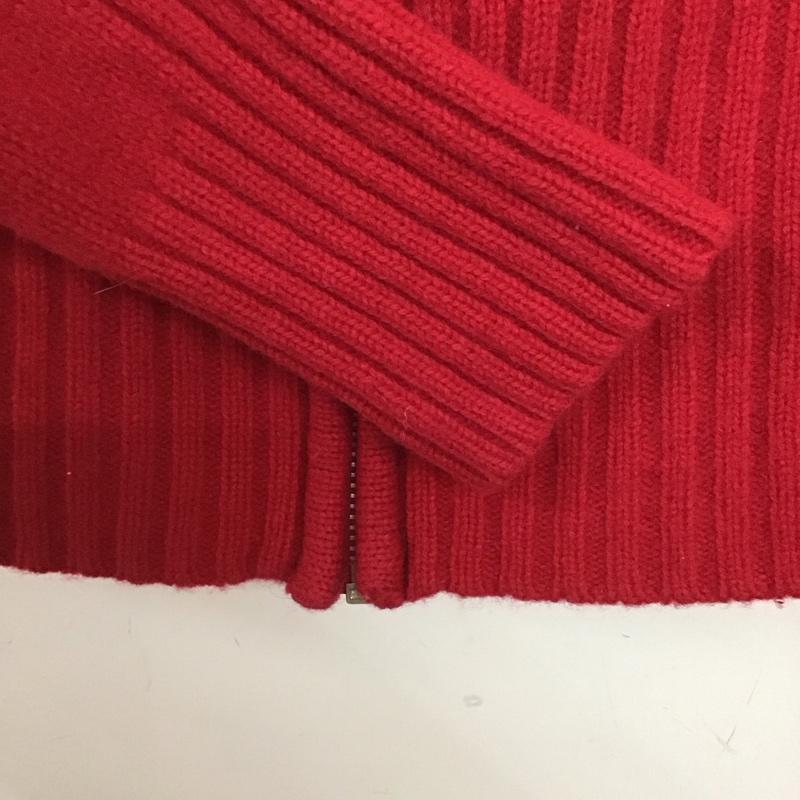 アディダス adidas ニット、セーター 長袖 S 無地 赤 / レッド / red レディース USED 古着 中古 10159202