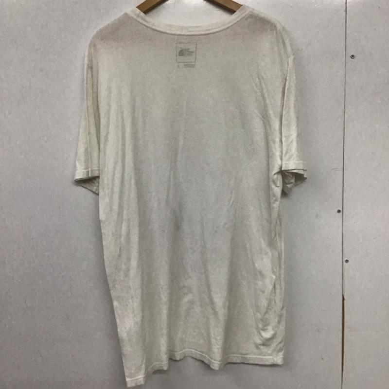 ザノースフェイス THE NORTH FACE Tシャツ 半袖 半袖カットソー プリントTシャツ クルーネックカットソー L ロゴ、文字 白 / ホワイト / white メンズ USED 古着 中古 10159206