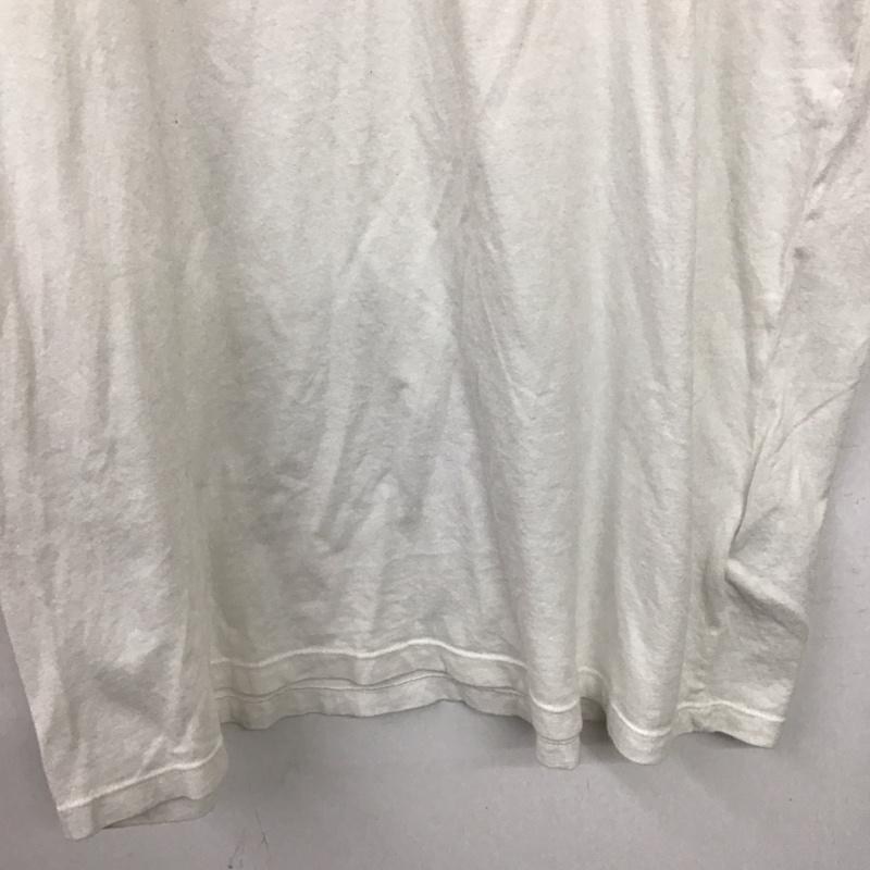 ザノースフェイス THE NORTH FACE Tシャツ 半袖 半袖カットソー プリントTシャツ クルーネックカットソー L ロゴ、文字 白 / ホワイト / white メンズ USED 古着 中古 10159206