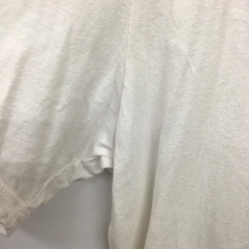 ザノースフェイス THE NORTH FACE Tシャツ 半袖 半袖カットソー プリントTシャツ クルーネックカットソー L ロゴ、文字 白 / ホワイト / white メンズ USED 古着 中古 10159206