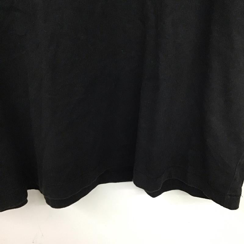 エッセンシャルズ ESSENTIALS Tシャツ 半袖 半袖カットソー プリントTシャツ Vネックカットソー S ロゴ、文字 黒 / ブラック / black メンズ USED 古着 中古 10159207