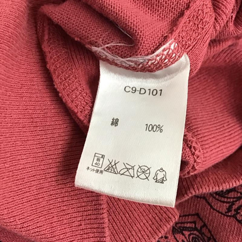 チャンピオン Campion パーカー 長袖 ジップパーカー M プリント 桃 / ピンク / pink メンズ USED 古着 中古 10159208