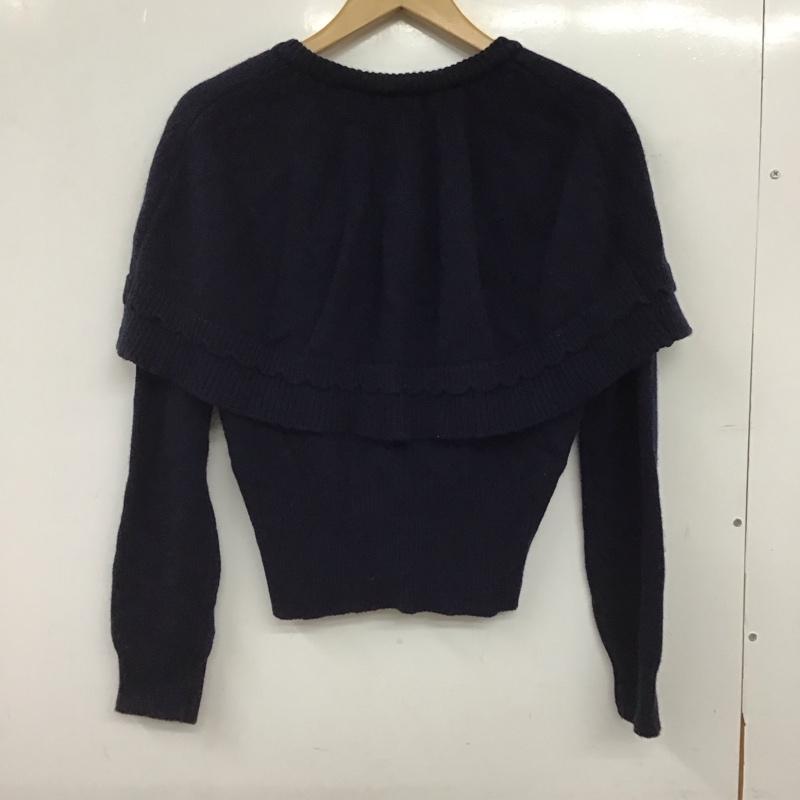 センスオブプレイスバイアーバンリサーチ SENSE OF PLACE by URBAN RESEARCH カーディガン 長袖 VITALSIGN AW47-22S169 ONE SIZE 無地 紺 / ネイビー / navy レディース USED 古着 中古 10159210