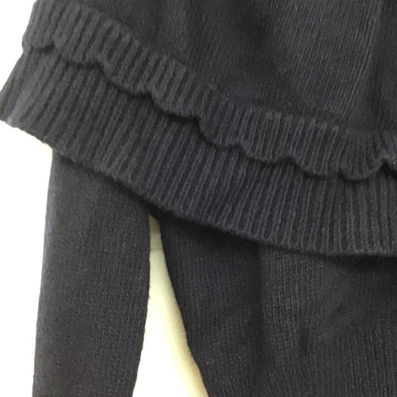 センスオブプレイスバイアーバンリサーチ SENSE OF PLACE by URBAN RESEARCH カーディガン 長袖 VITALSIGN AW47-22S169 ONE SIZE 無地 紺 / ネイビー / navy レディース USED 古着 中古 10159210