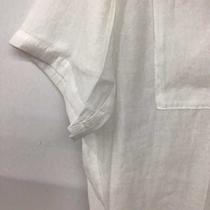 ローリーズファーム LOWRYS FARM シャツ、ブラウス 半袖 FREE 無地 白 / ホワイト / white レディース USED 古着 中古 10159213