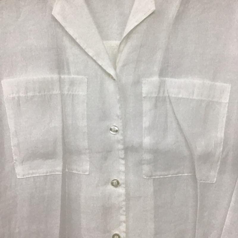 ローリーズファーム LOWRYS FARM シャツ、ブラウス 半袖 FREE 無地 白 / ホワイト / white レディース USED 古着 中古 10159213
