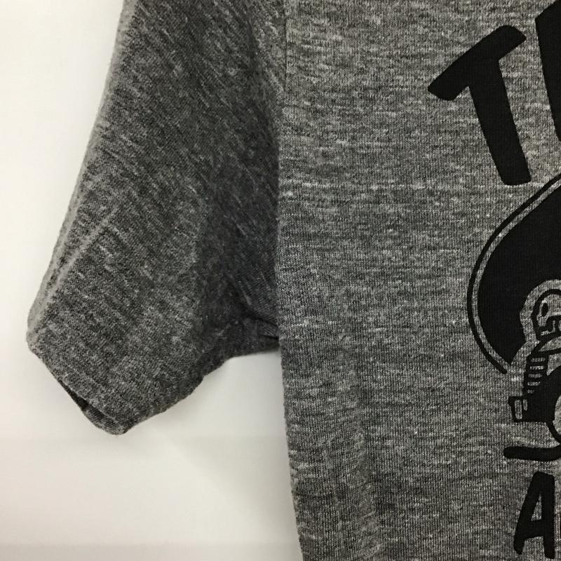 クリームソーダ CREAMSODA Tシャツ 半袖 半袖カットソー プリントTシャツ クルーネックカットソー ロゴ、文字 ダークグレー / ダークグレー / メンズ USED 古着 中古 10159214