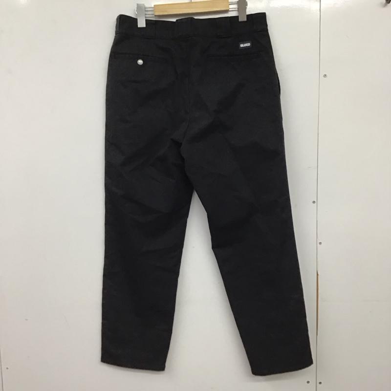 ブルコ BLUCO パンツ ワークパンツ、ペインターパンツ ワークパンツ ワイドパンツ カジュアルパンツ L 無地 黒 / ブラック / black メンズ USED 古着 中古 10159215