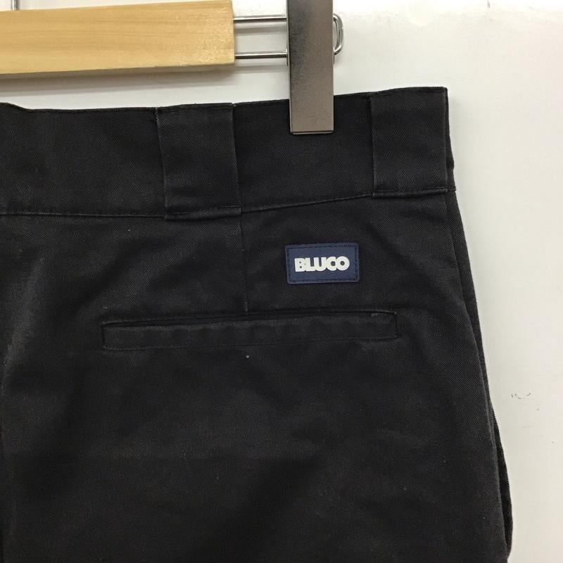 ブルコ BLUCO パンツ ワークパンツ、ペインターパンツ ワークパンツ ワイドパンツ カジュアルパンツ L 無地 黒 / ブラック / black メンズ USED 古着 中古 10159215