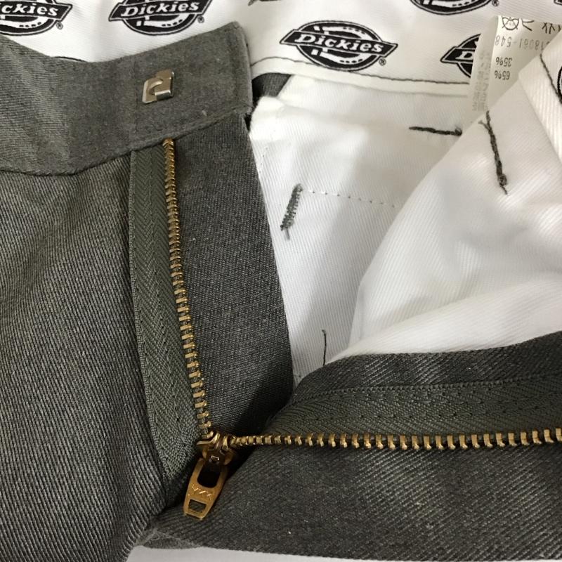 ディッキーズ Dickies パンツ ワークパンツ、ペインターパンツ ワークパンツ ワイドパンツ カジュアルパンツ 28インチ ロゴ、文字 灰 / グレー / gray メンズ USED 古着 中古 10159217