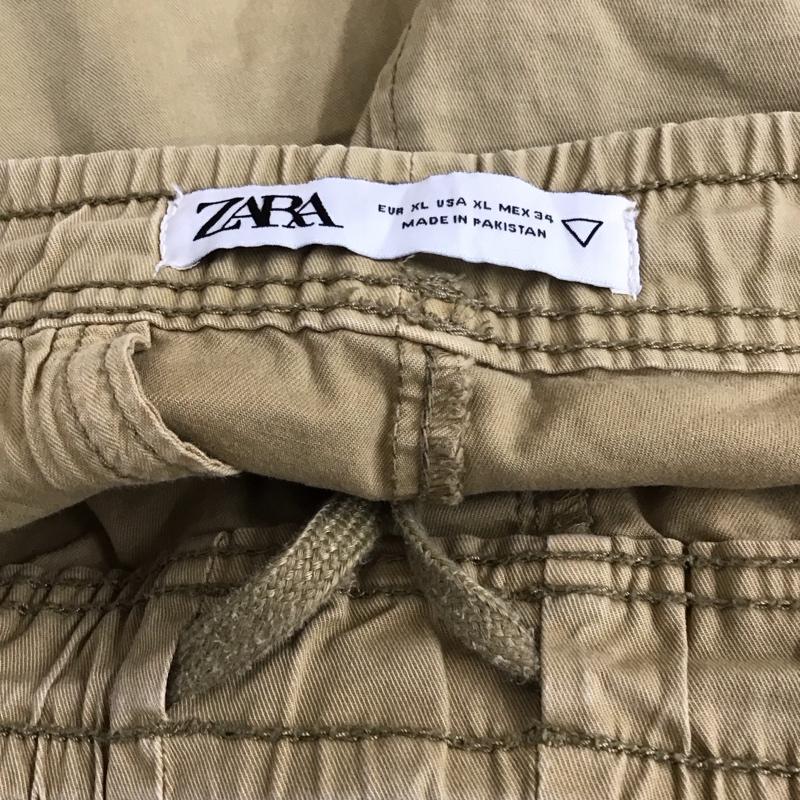 ザラ ZARA パンツ ワークパンツ、ペインターパンツ ワイドパンツ カジュアルパンツ ワークパンツ XL 無地 ベージュ / ベージュ / beige メンズ USED 古着 中古 10159218