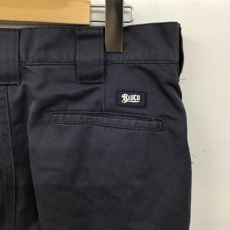 ブルコ BLUCO パンツ ワークパンツ、ペインターパンツ ワークパンツ ワイドパンツ カジュアルパンツ L ロゴ、文字 紺 / ネイビー / navy メンズ USED 古着 中古 10159219