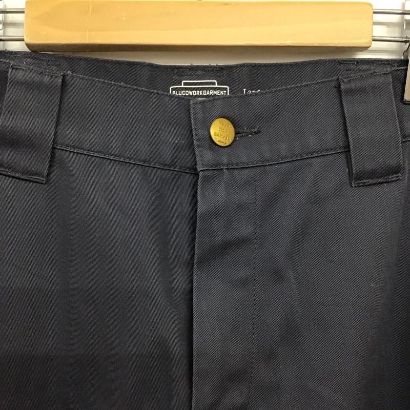 ブルコ BLUCO パンツ ワークパンツ、ペインターパンツ ワークパンツ ワイドパンツ カジュアルパンツ L ロゴ、文字 紺 / ネイビー / navy メンズ USED 古着 中古 10159219