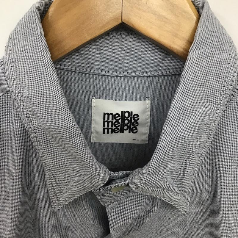 メイプル melple シャツ、ブラウス 半袖 半袖シャツ 無地シャツ L 無地 マルチカラー / マルチカラー / multicolor メンズ USED 古着 中古 10159223