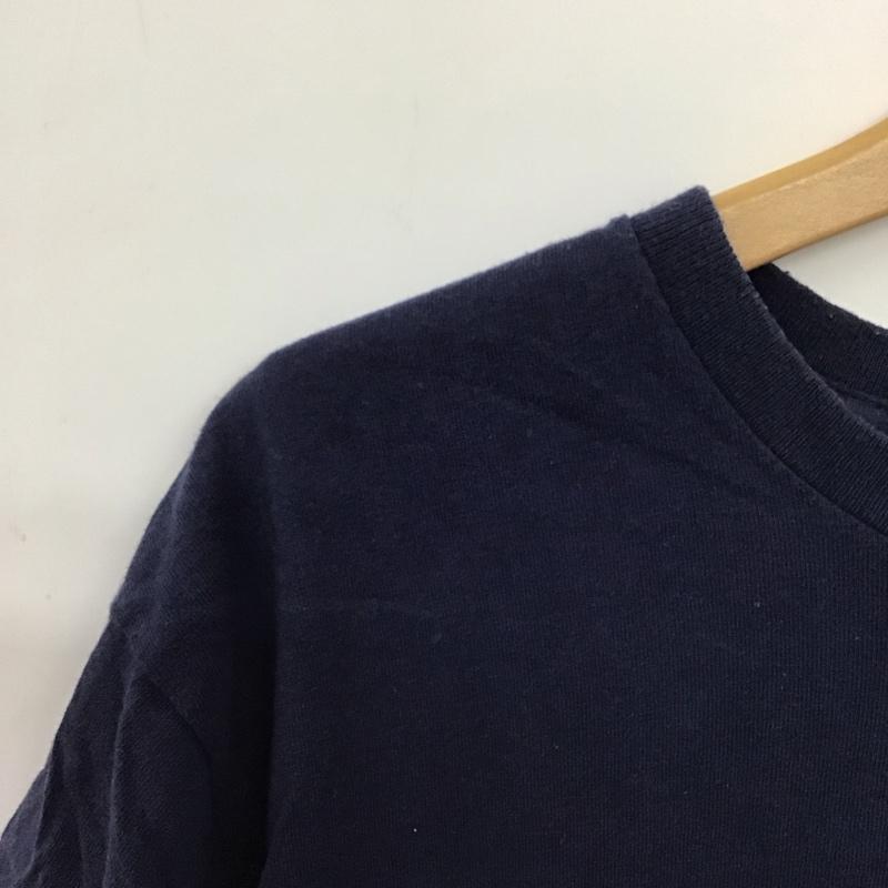 カブー KAVU Tシャツ 半袖 半袖カットソー プリントTシャツ クルーネックカットソー M ロゴ、文字 紺 / ネイビー / navy メンズ USED 古着 中古 10159224