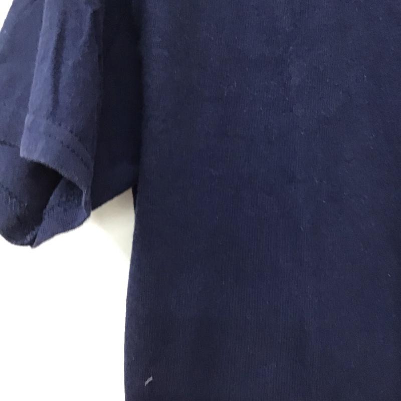 カブー KAVU Tシャツ 半袖 半袖カットソー プリントTシャツ クルーネックカットソー M ロゴ、文字 紺 / ネイビー / navy メンズ USED 古着 中古 10159224